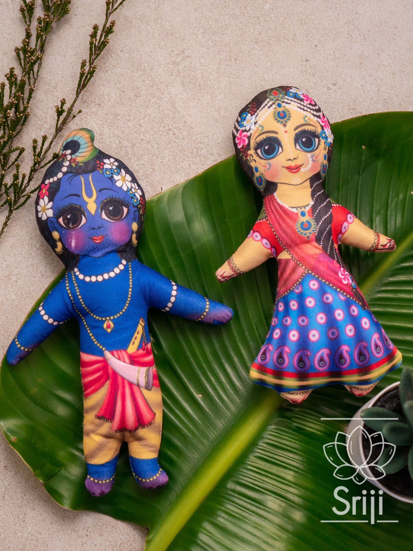 radha krishna soft toys